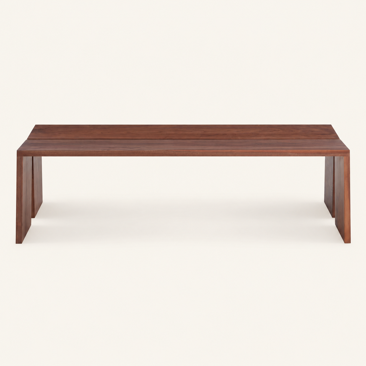 Blu Dot Amicable Split 60" Bench - Walnut