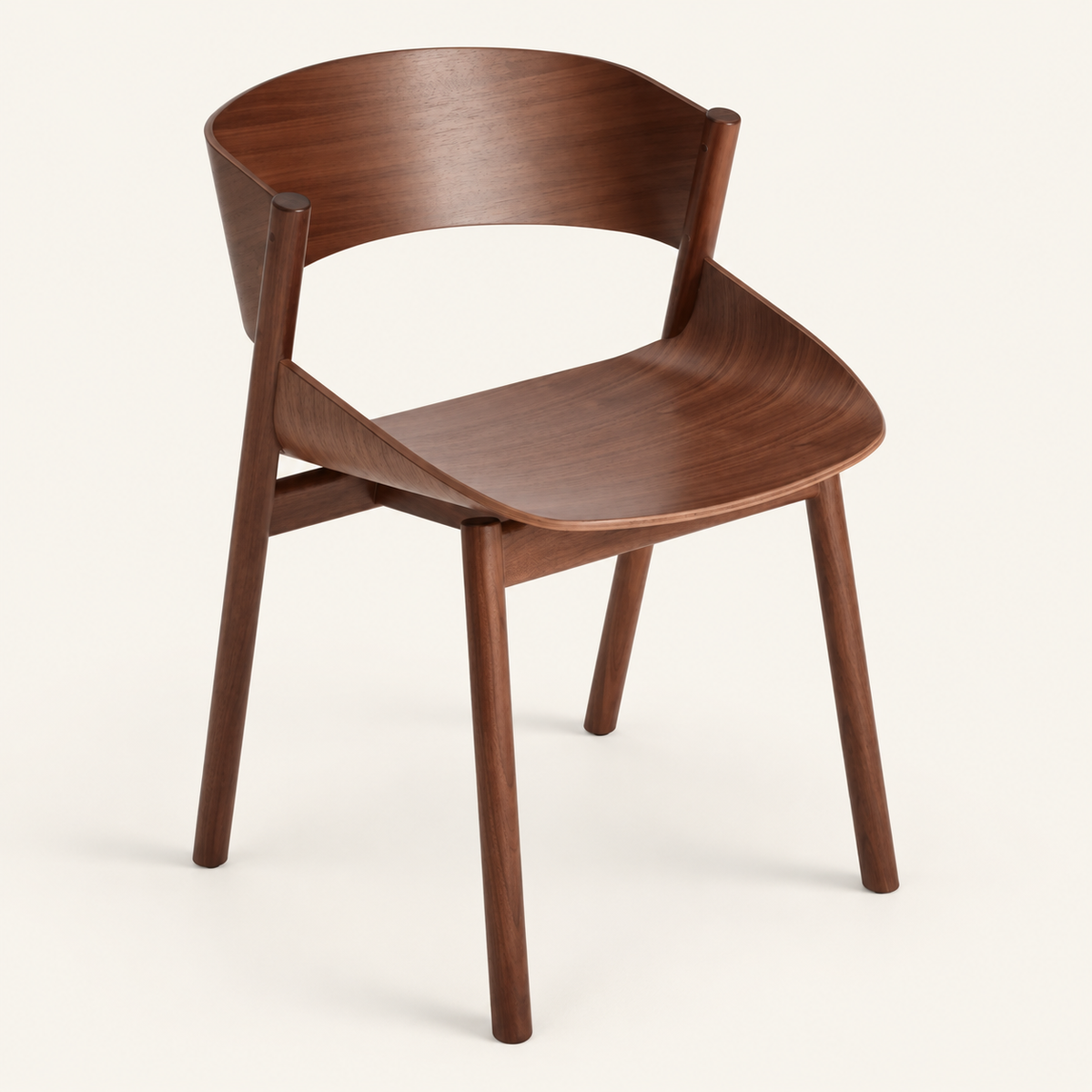 Blu Dot Port Chair - Walnut