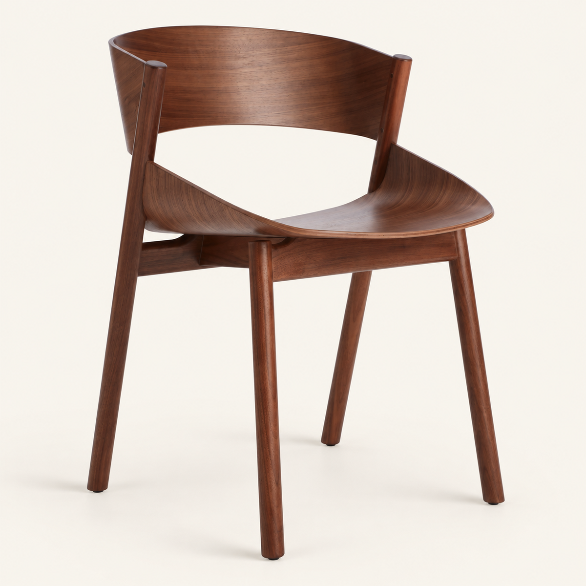 Blu Dot Port Chair - Walnut