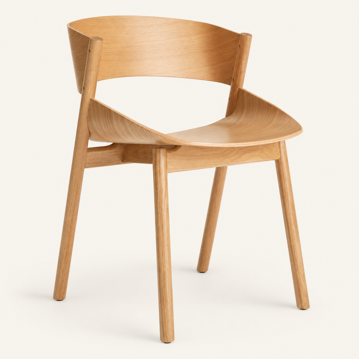 Blu Dot Port Chair - White Oak