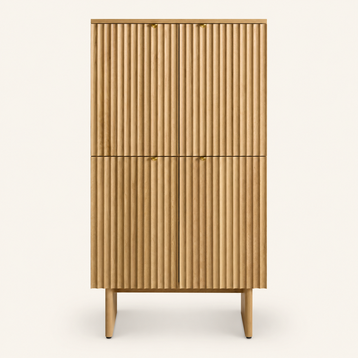 Blu Dot Murmur Storage Cabinet - White Oak