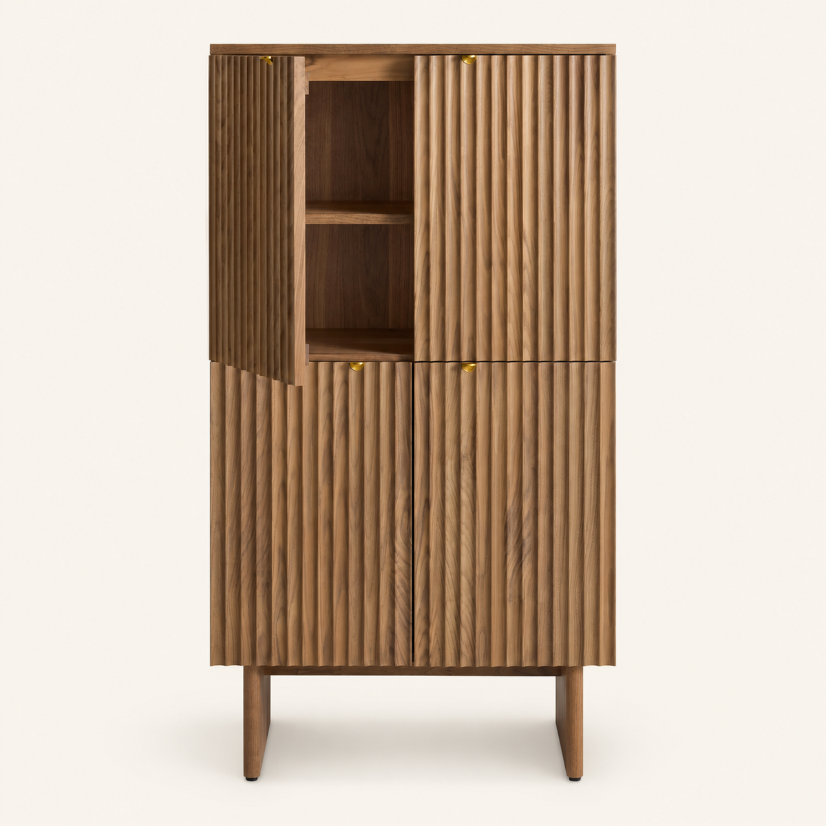 Blu Dot Murmur Storage Cabinet - Walnut