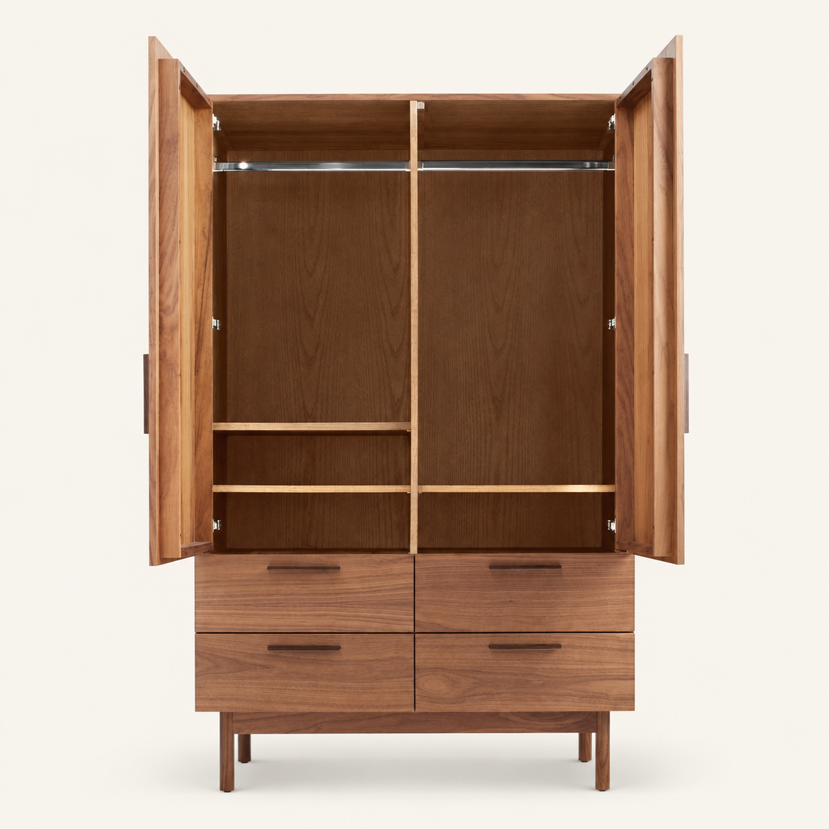Blu Dot Shale Wardrobe - Walnut