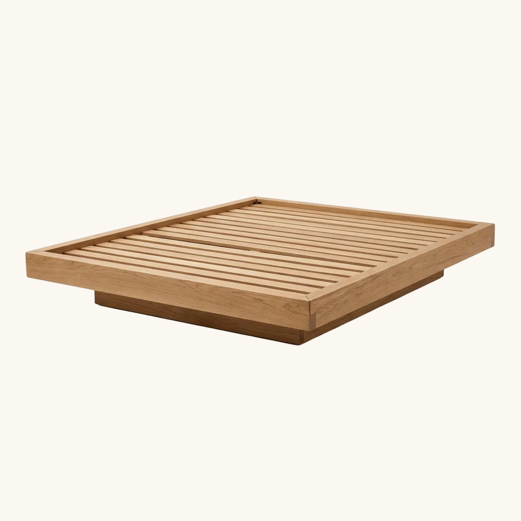 Japanese wooden bed frame