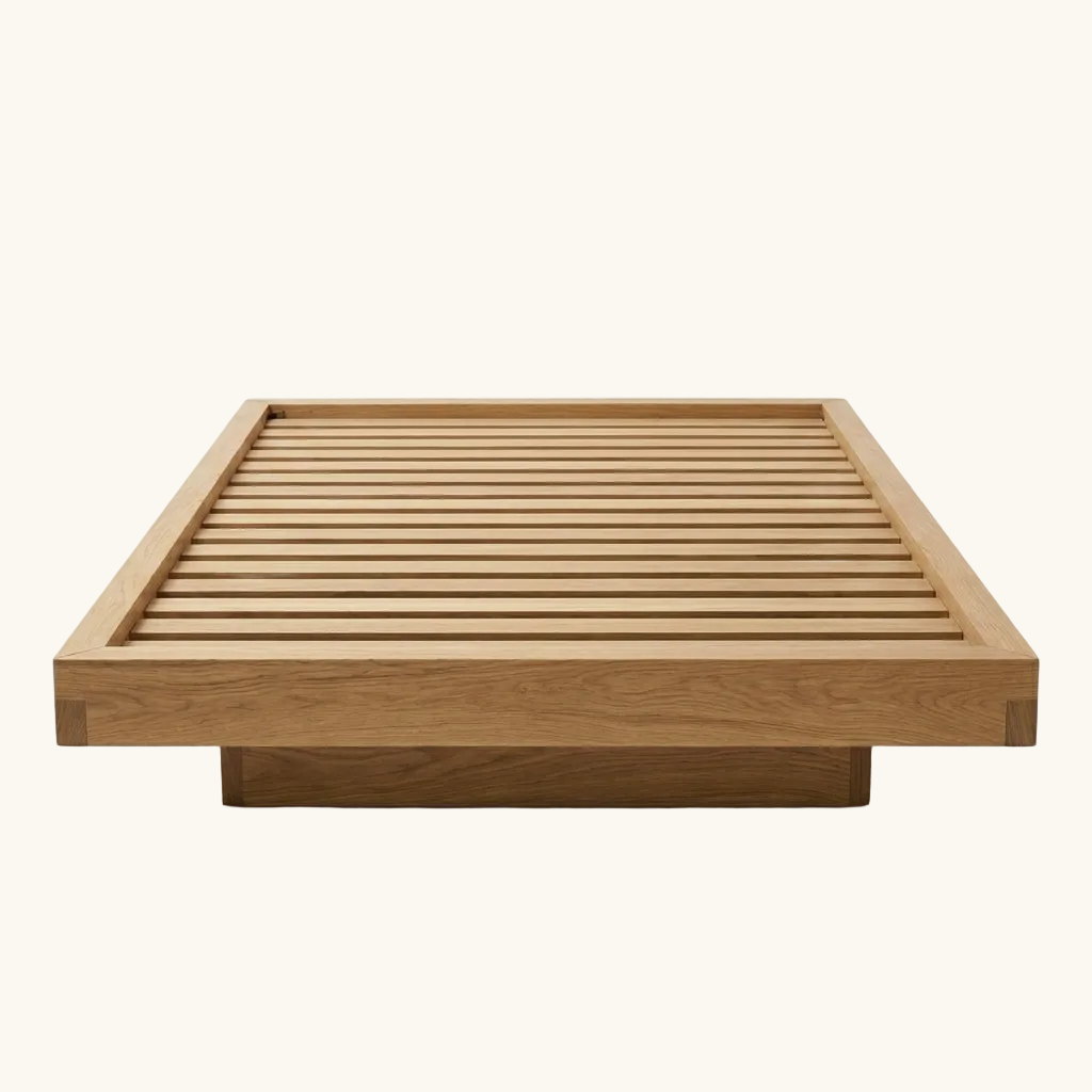 Japanese wooden bed frame
