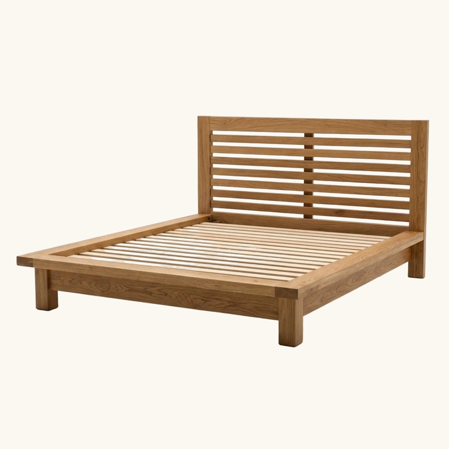 Japanese wooden bed frame