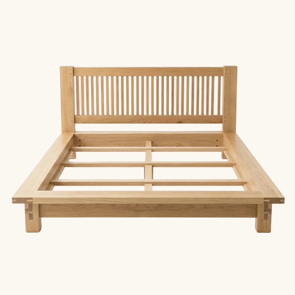 Japanese wooden bed frame