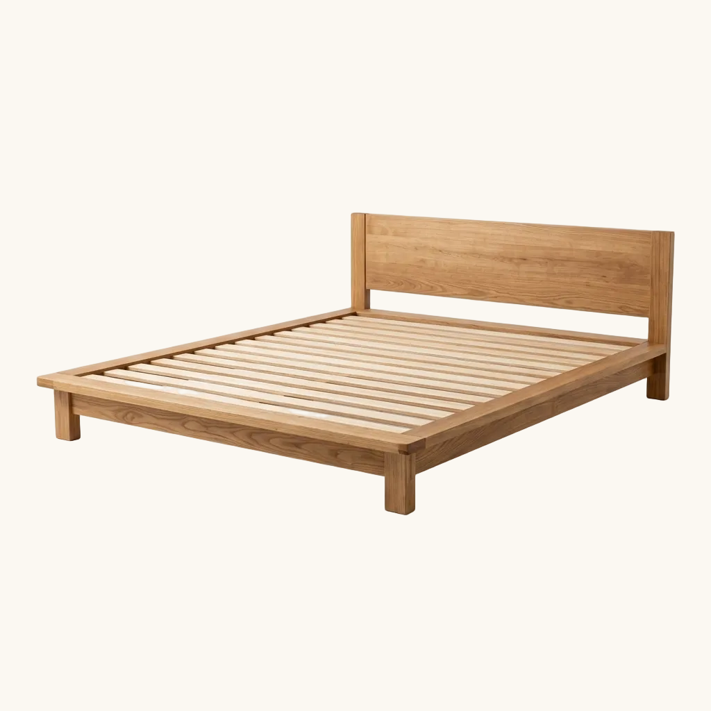 Japanese wooden bed frame