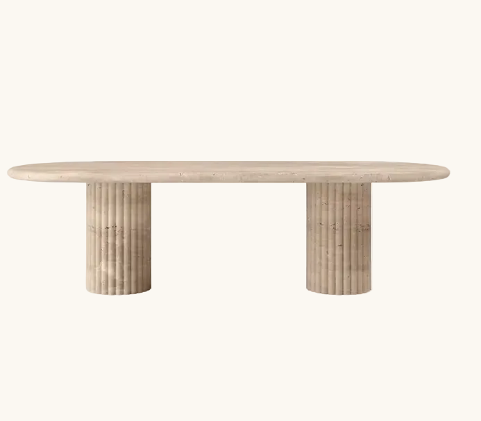 Modern Simple Oval Design Dining Table