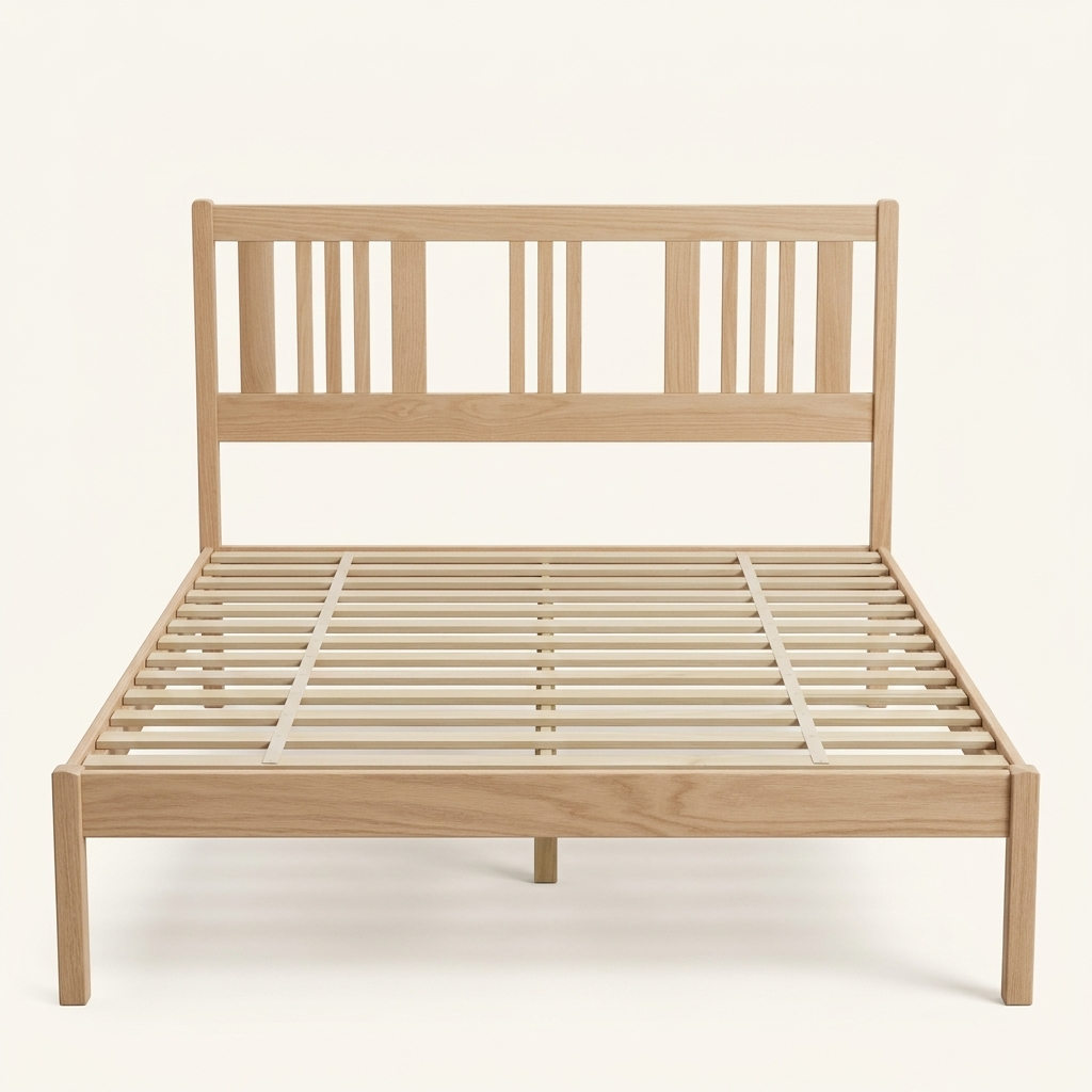 Dapwood Dappled Path – Solid Wood Japanese Platform Bed