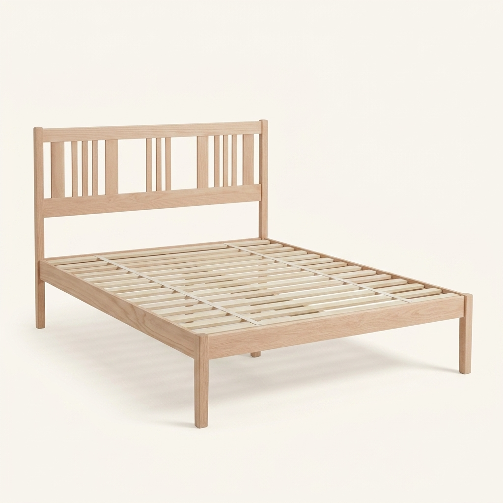 Dapwood Dappled Path – Solid Wood Japanese Platform Bed